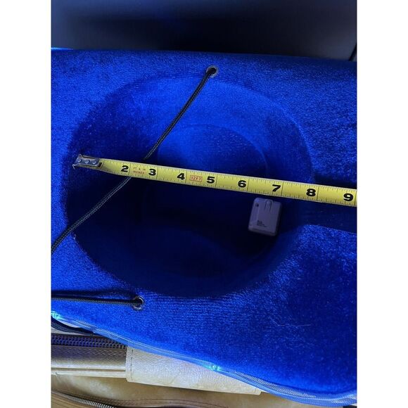 Funcredible Space Cowgirl Hat | Blue Light Up Cowboy Hat - Picture 13 of 16